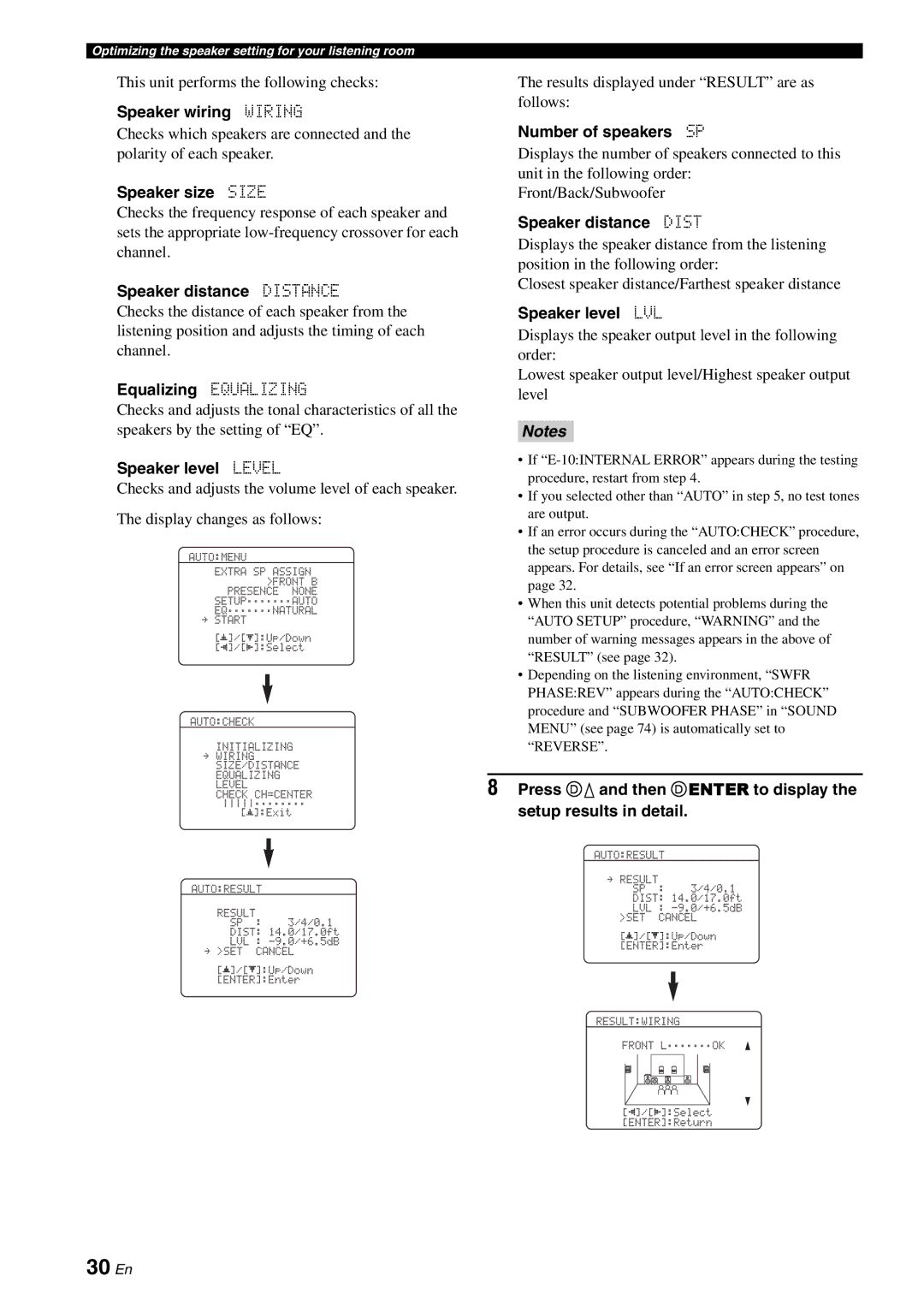 Yamaha HTR-6080 owner manual 30 En 