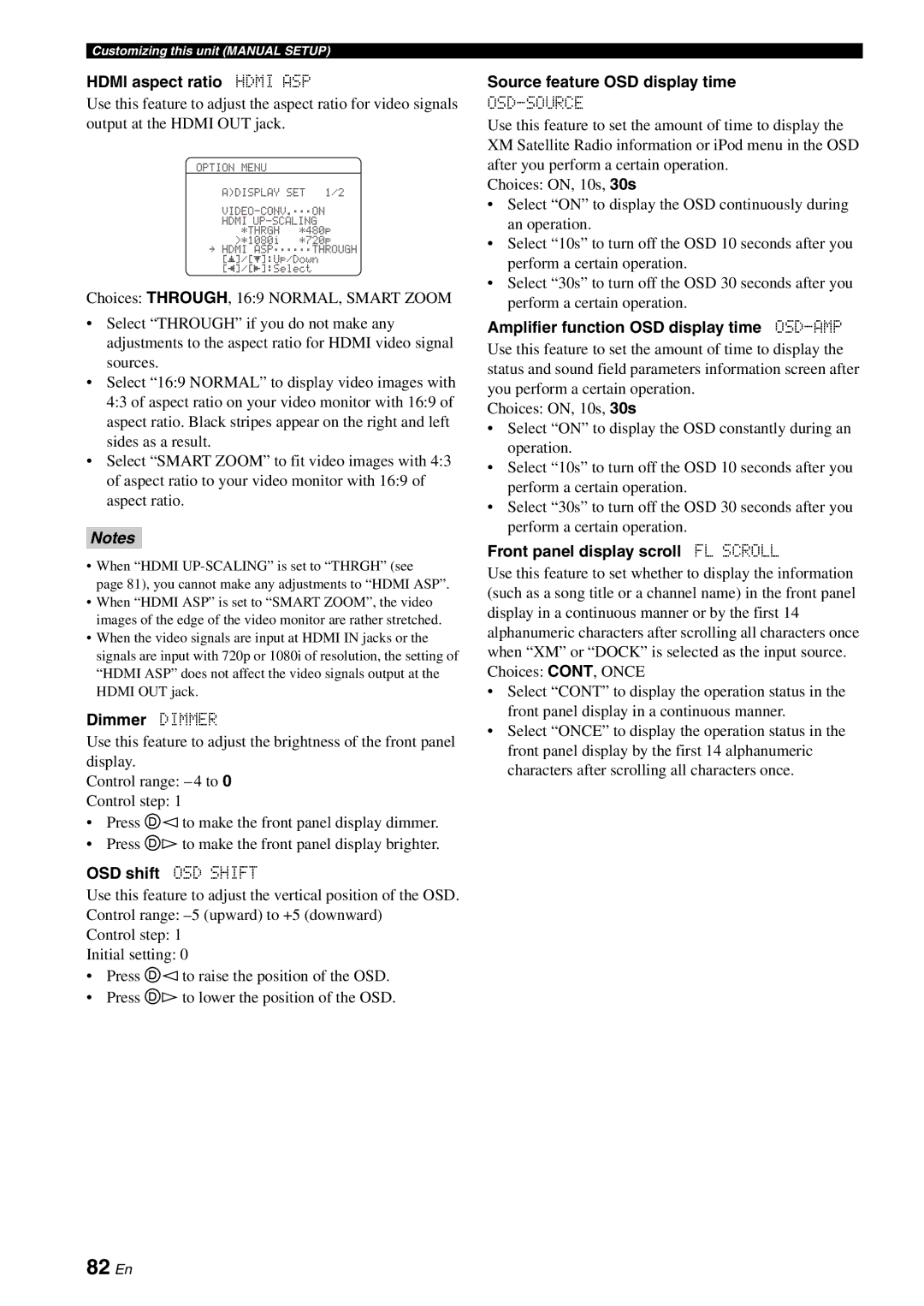 Yamaha HTR-6080 owner manual 82 En 