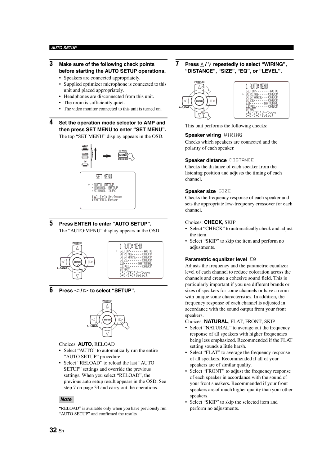 Yamaha HTR-6090 owner manual Automenu, 32 En 