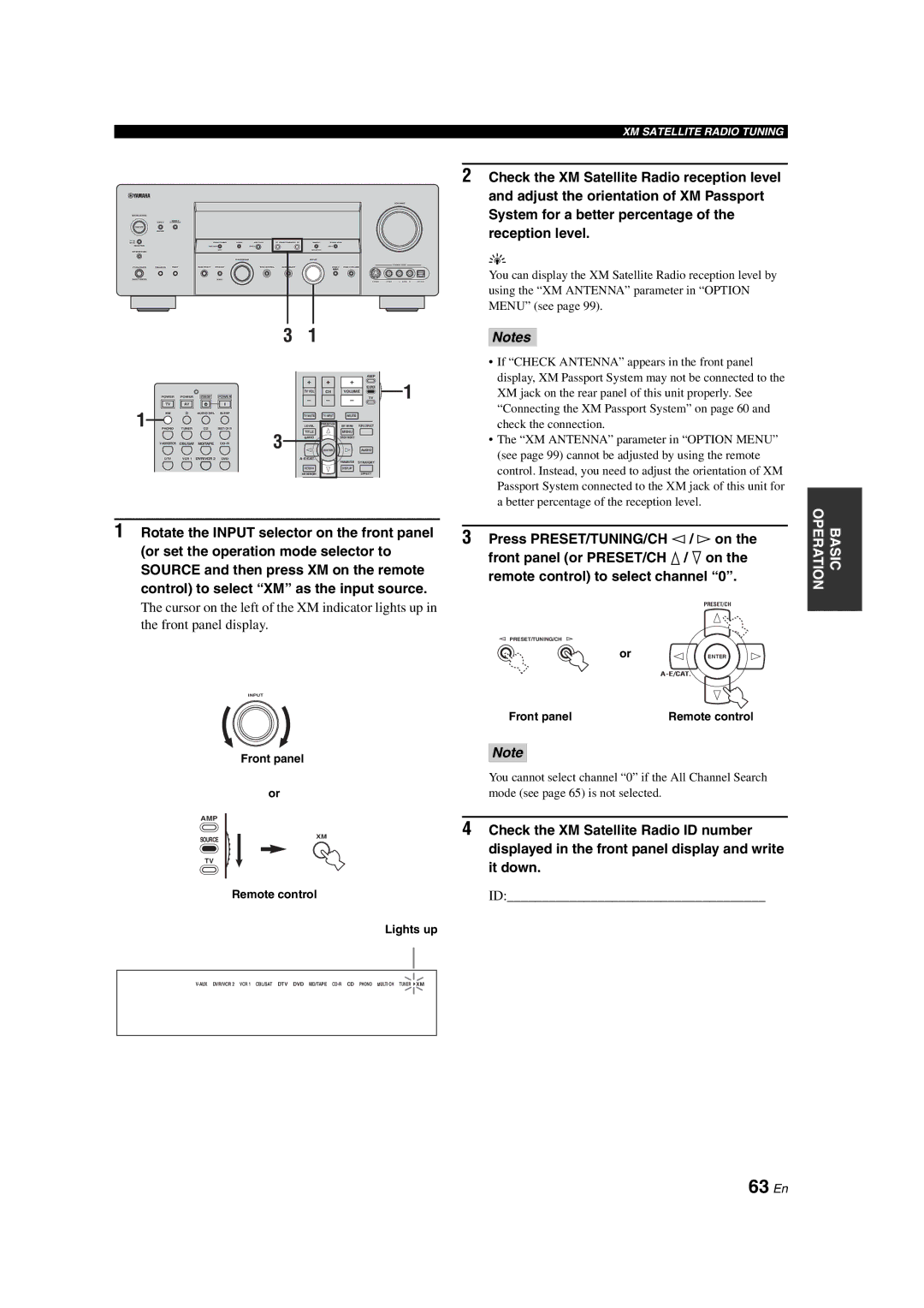 Yamaha HTR-6090 owner manual 63 En, Check the connection 