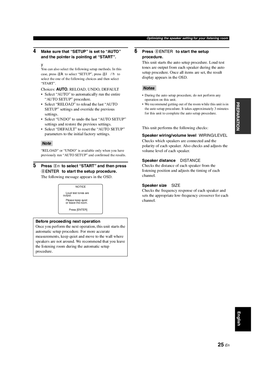 Yamaha HTR-6140 owner manual 25 En 