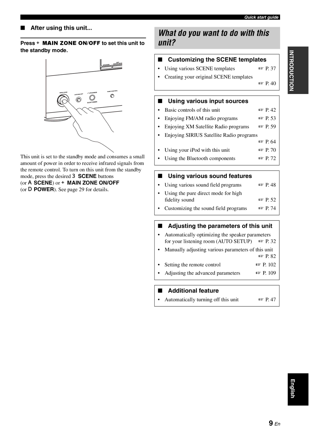 Yamaha HTR-6180 owner manual Unit? 