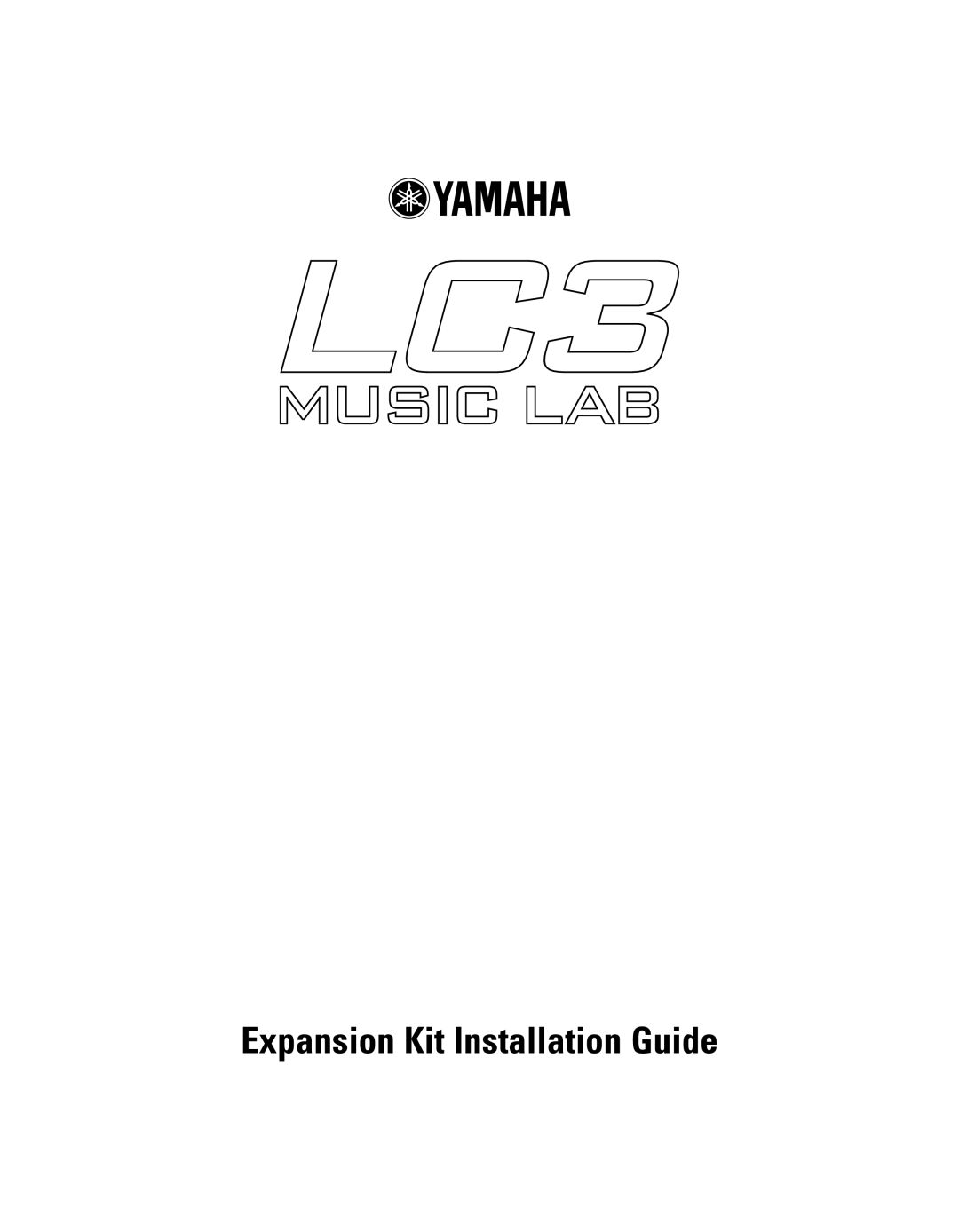 Yamaha LC3 manual Expansion Kit Installation Guide 