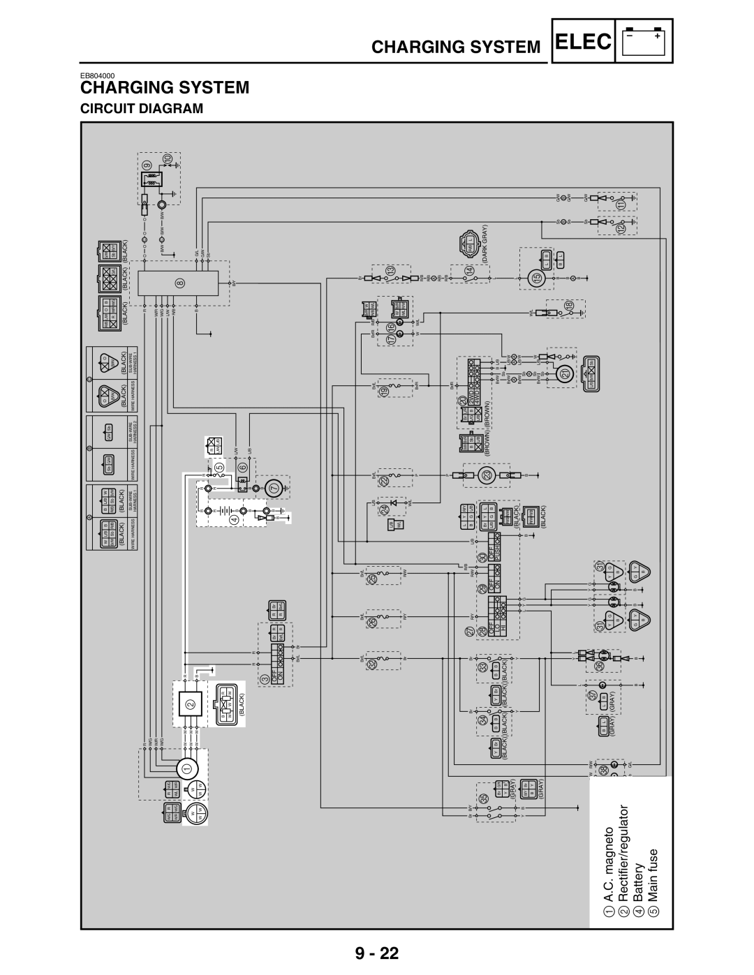 Yamaha 5TE-F8197-10, LIT-11616-16-02 service manual Charging 