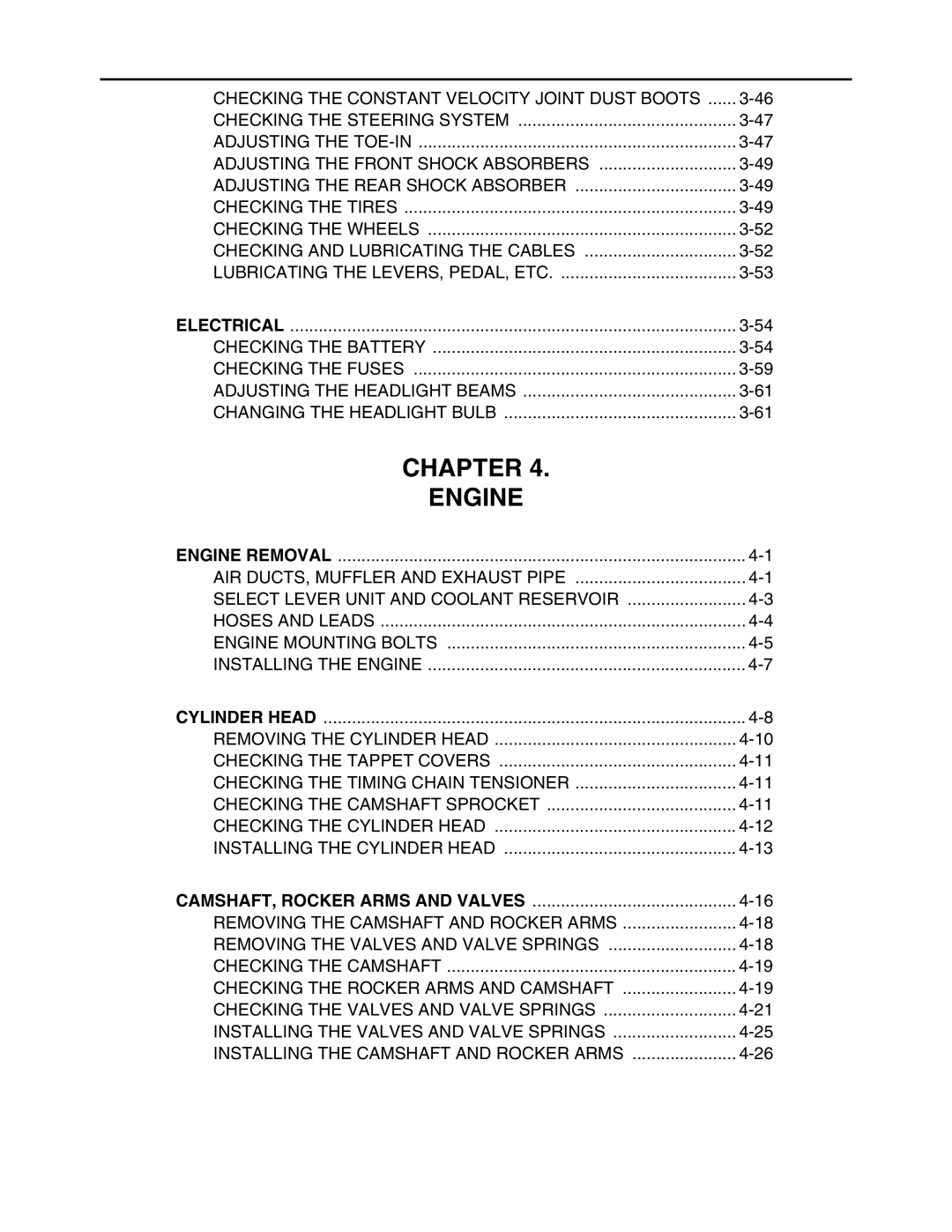 Yamaha 5TE-F8197-10, LIT-11616-16-02 service manual Chapter Engine 