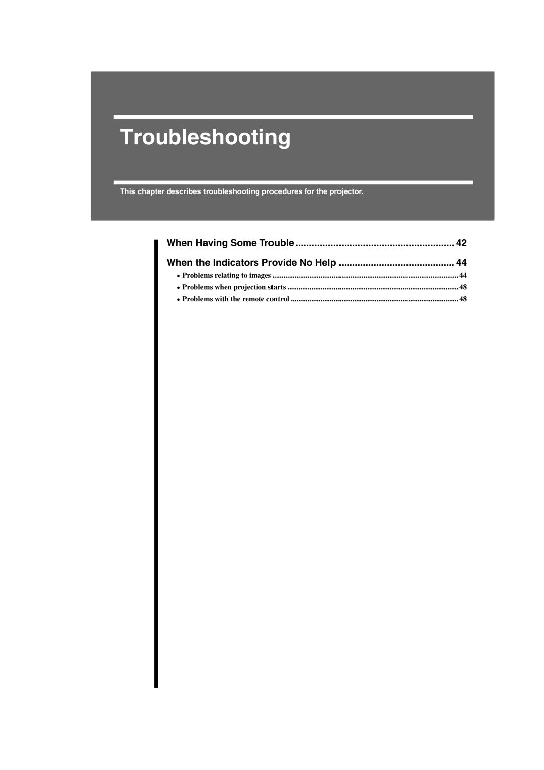 Yamaha LPX-510 owner manual Troubleshooting, When Having Some Trouble 