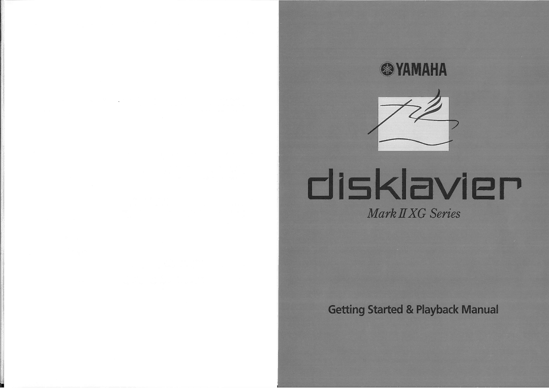 Yamaha Mark II XG Series manual 