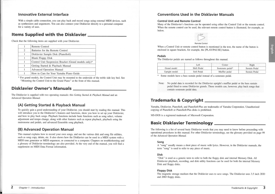 Yamaha Mark II XG Series manual 