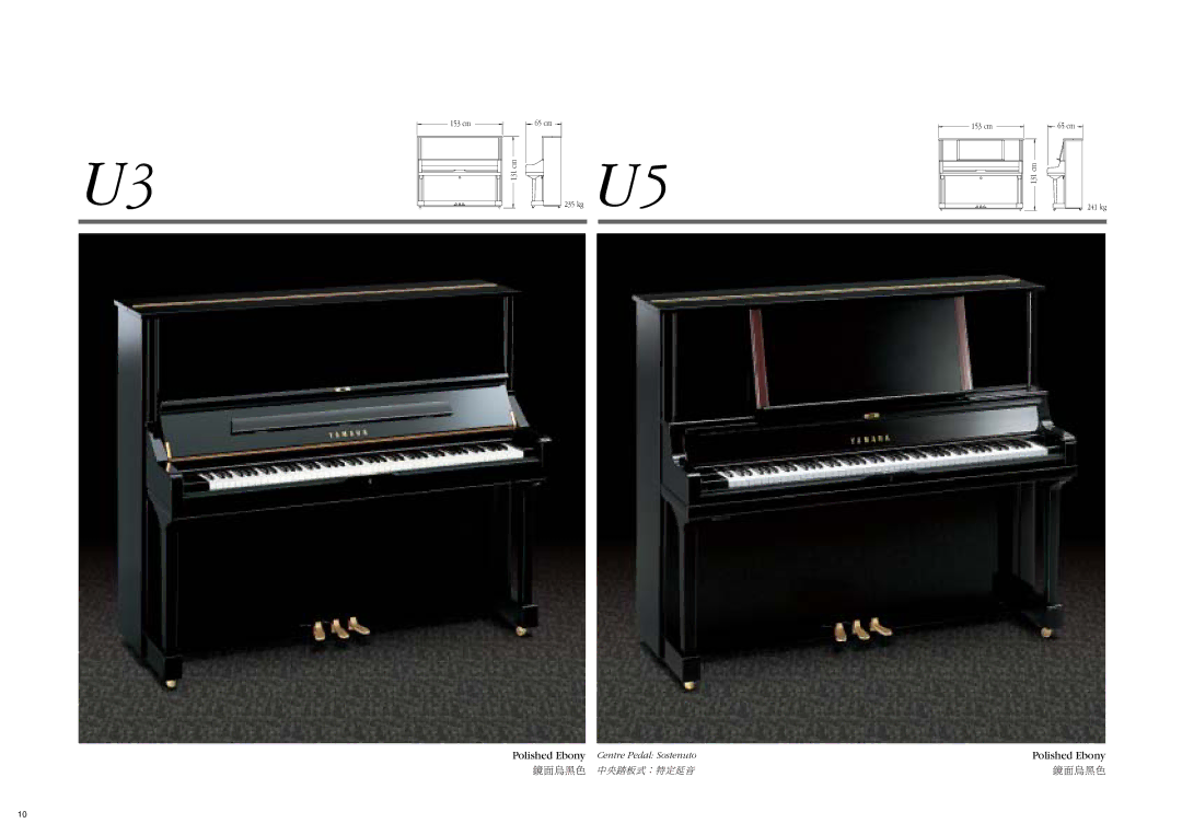 Yamaha Mark III Series manual Polished Ebony 