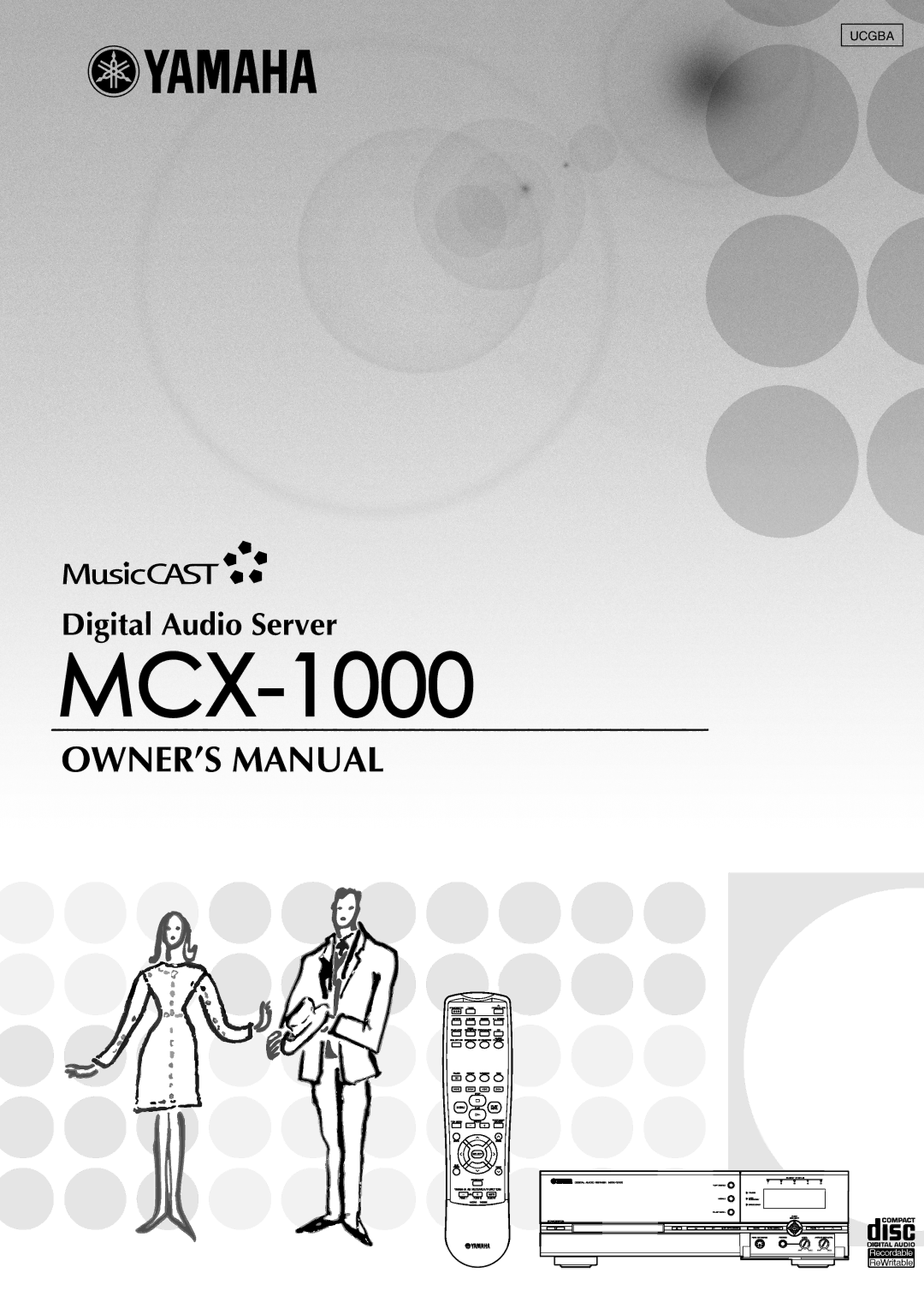 Yamaha mcx-1000 manual Ucgba 