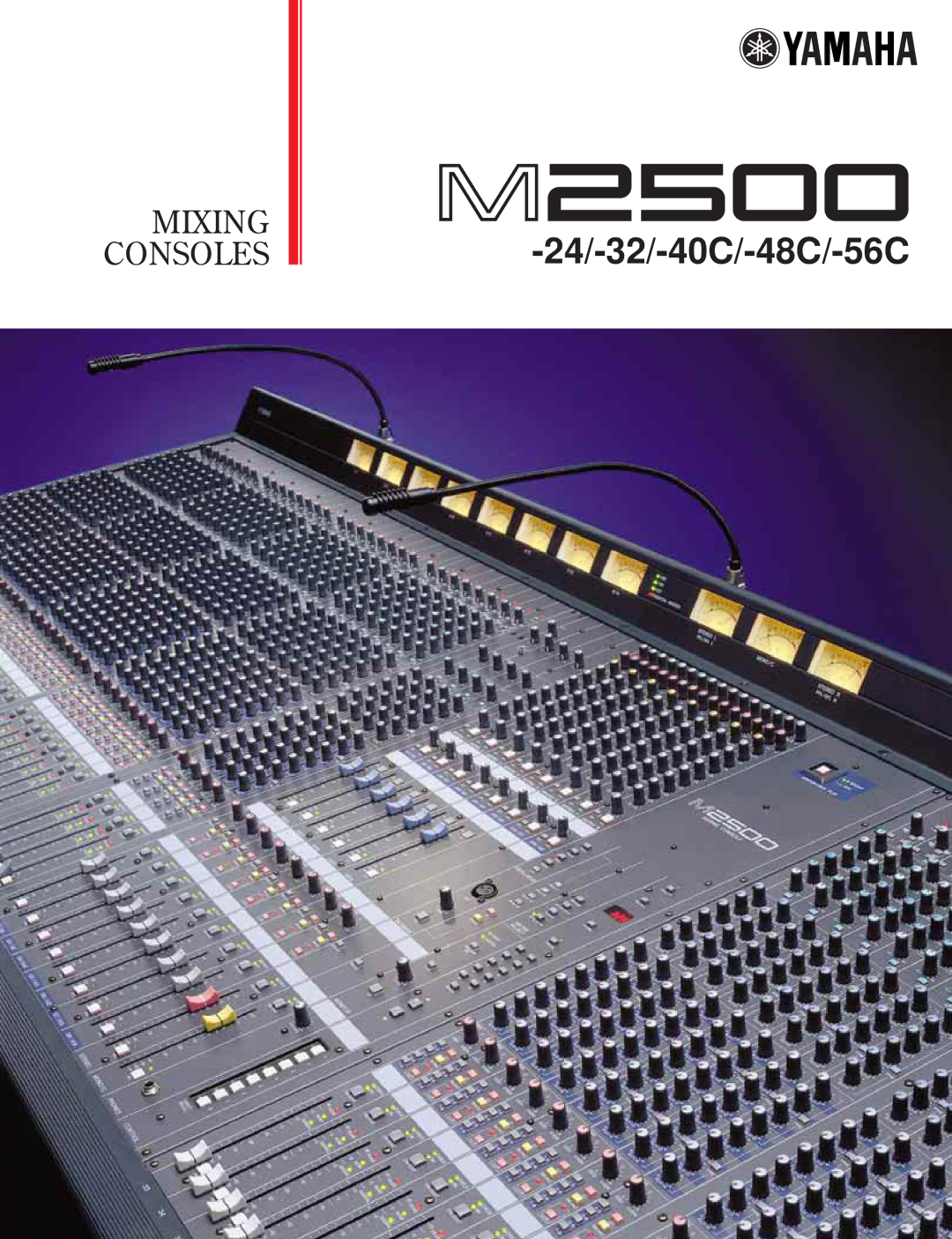 Yamaha mixing consoles manual CONSOLES-24/-32/-40C/-48C/-56C 