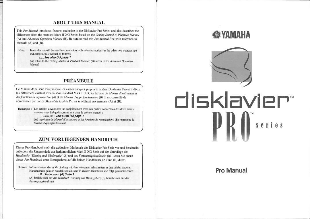 Yamaha PRO Series manual 