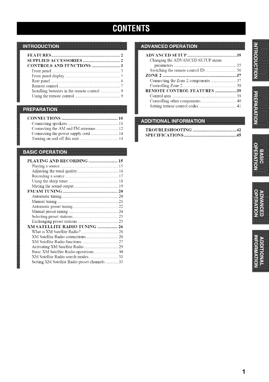 Yamaha RX-497 owner manual Troubleshooting 