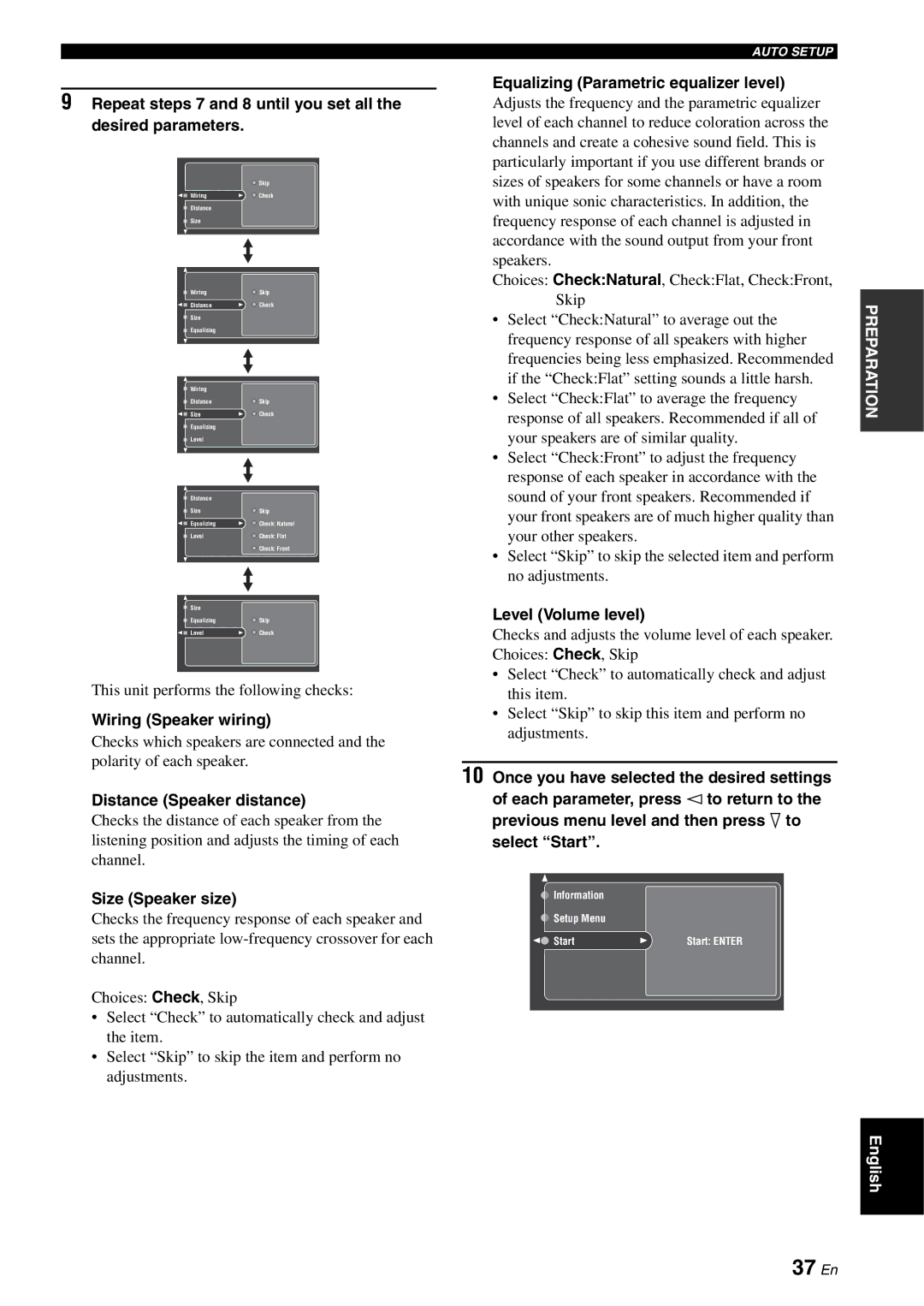 Yamaha RX-V2700 owner manual 37 En 