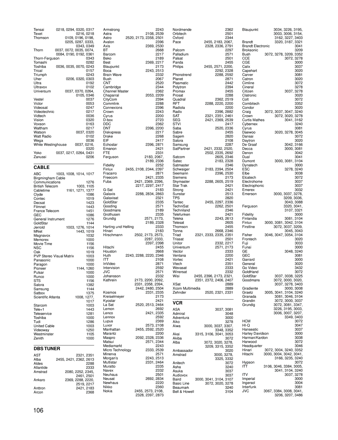 Yamaha RX-V595A owner manual Cable, DBS Tuner 