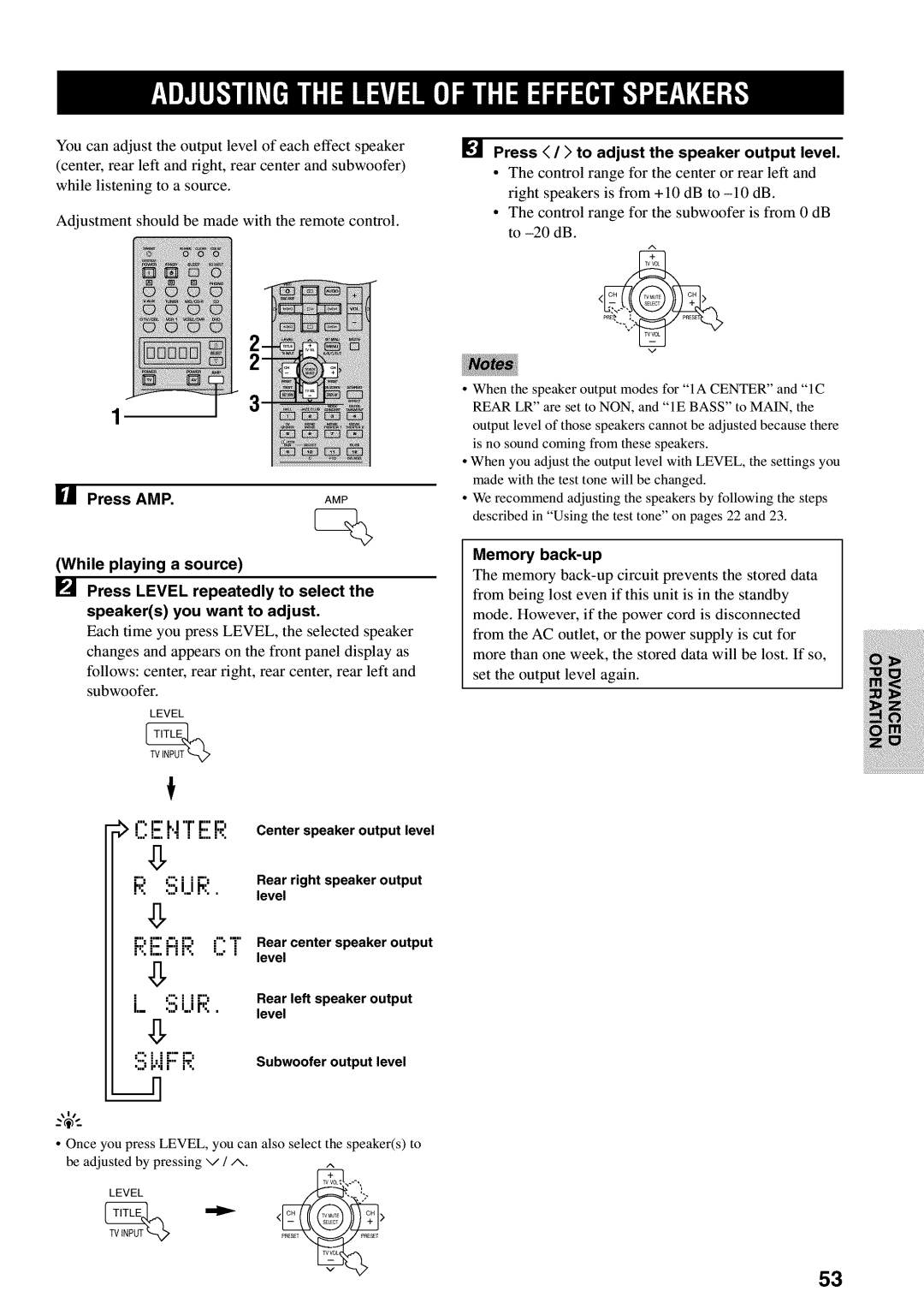 Yamaha RX-V730 owner manual ? £ i ir,?, Amp 