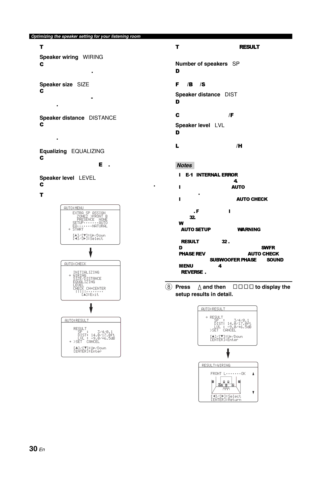 Yamaha RX-V861 owner manual 30 En 