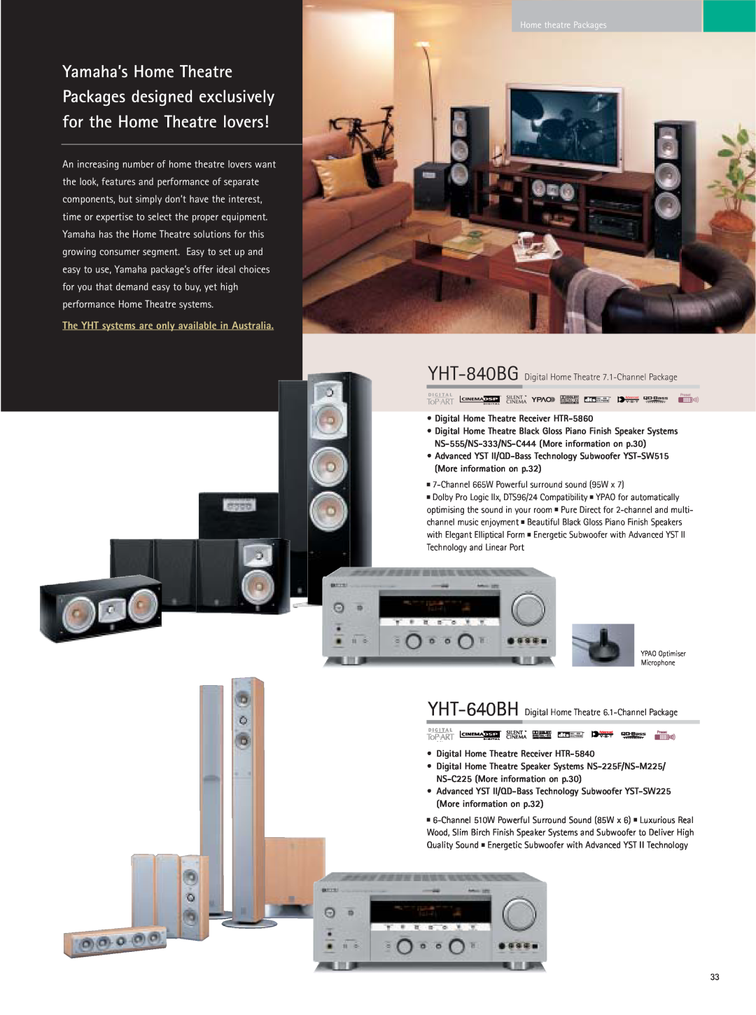 Yamaha RX-Z9 Yamaha’s Home Theatre, Packages designed exclusively, for the Home Theatre lovers, Home theatre Packages 