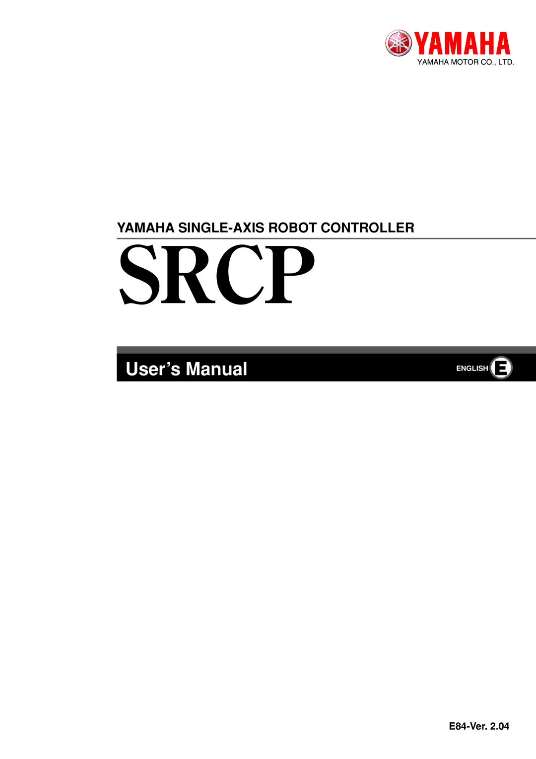 Yamaha SRCP manual Srcp 