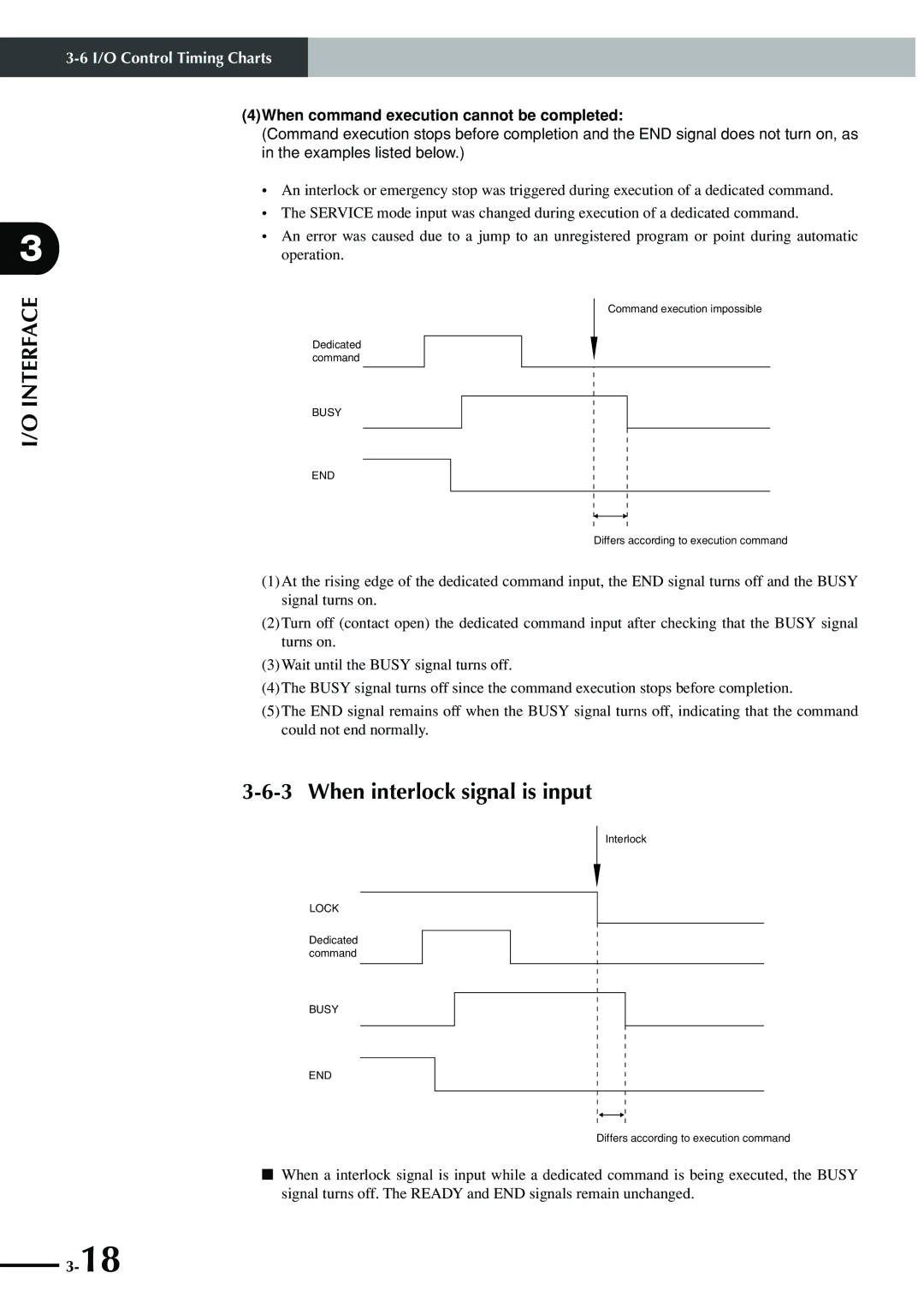 Yamaha SRCP manual When interlock signal is input, 4When command execution cannot be completed 