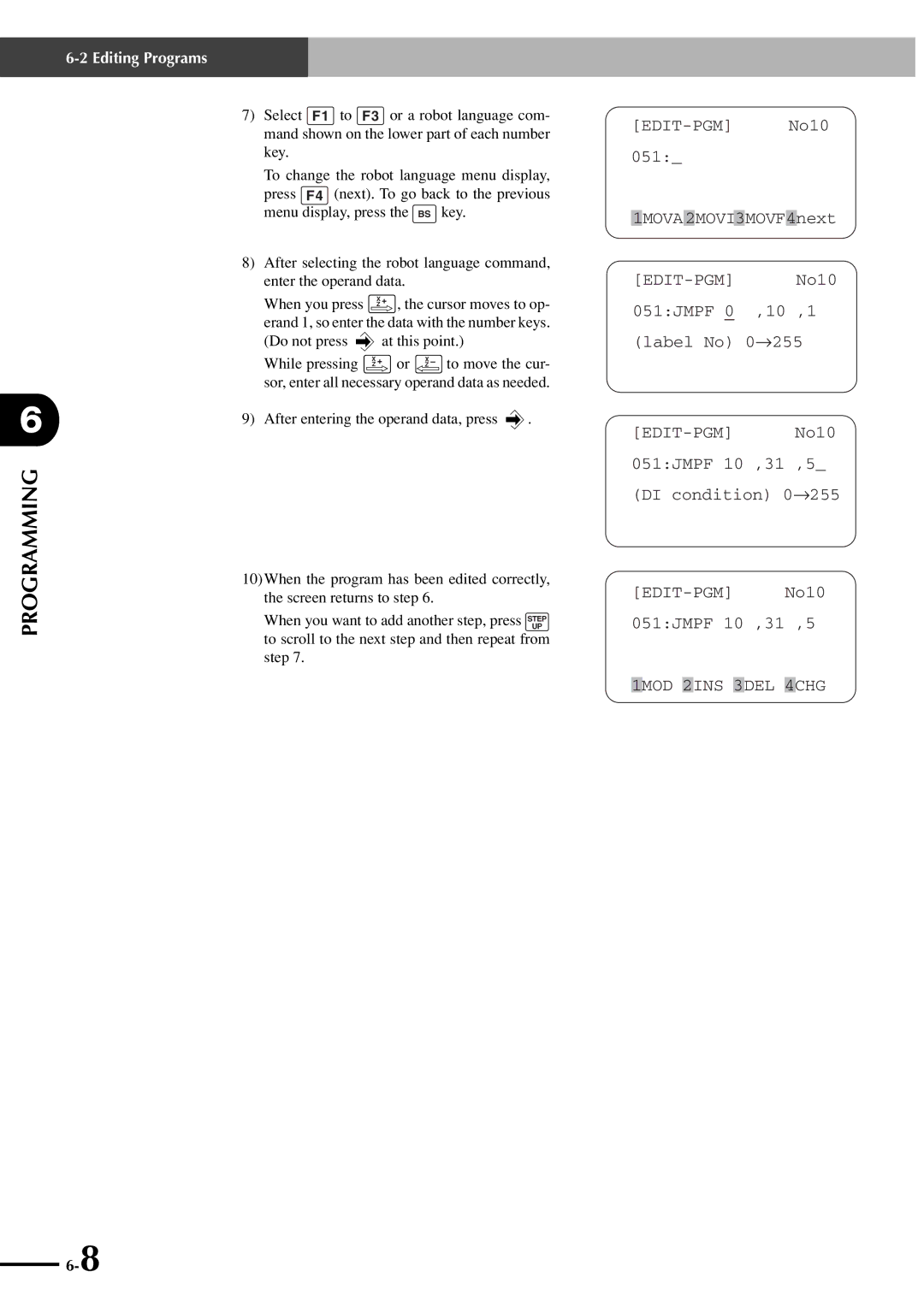 Yamaha SRCP manual EDIT-PGM No10 051JMPF 10 ,31 ,5 