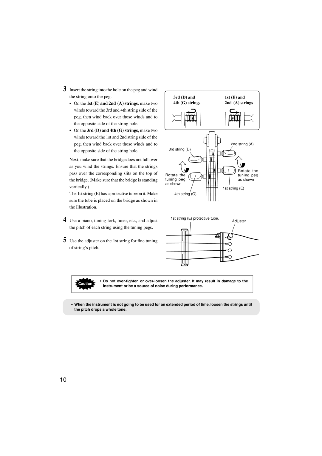 Yamaha Sv-200 owner manual Use a piano, tuning fork, tuner, etc., and adjust 