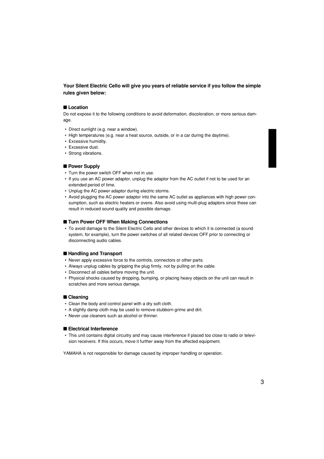 Yamaha SVC110 owner manual Turn Power OFF When Making Connections 