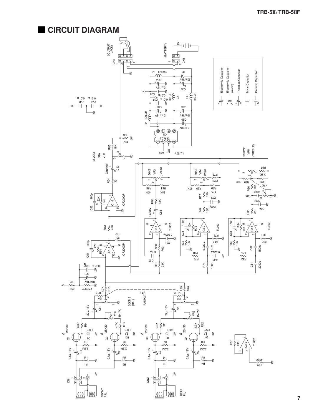 Yamaha TRB-5IIF service manual Circuit Diagram, IC4 