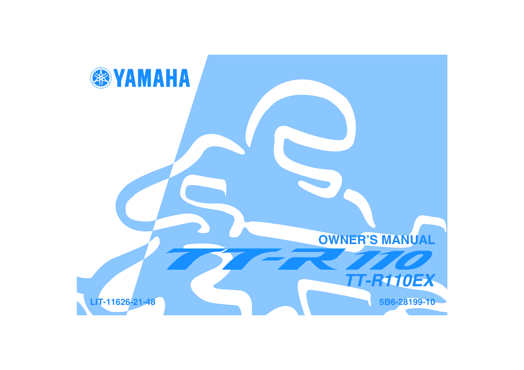 Yamaha TT-R110EX owner manual 