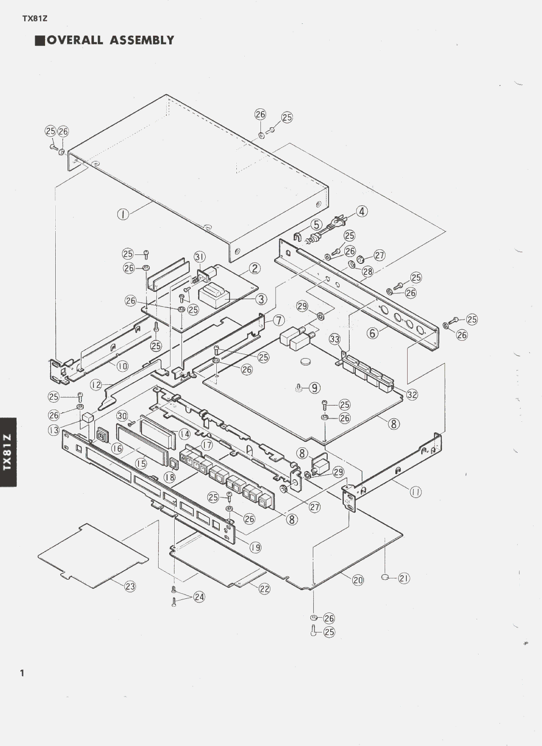 Yamaha TX81Z manual 