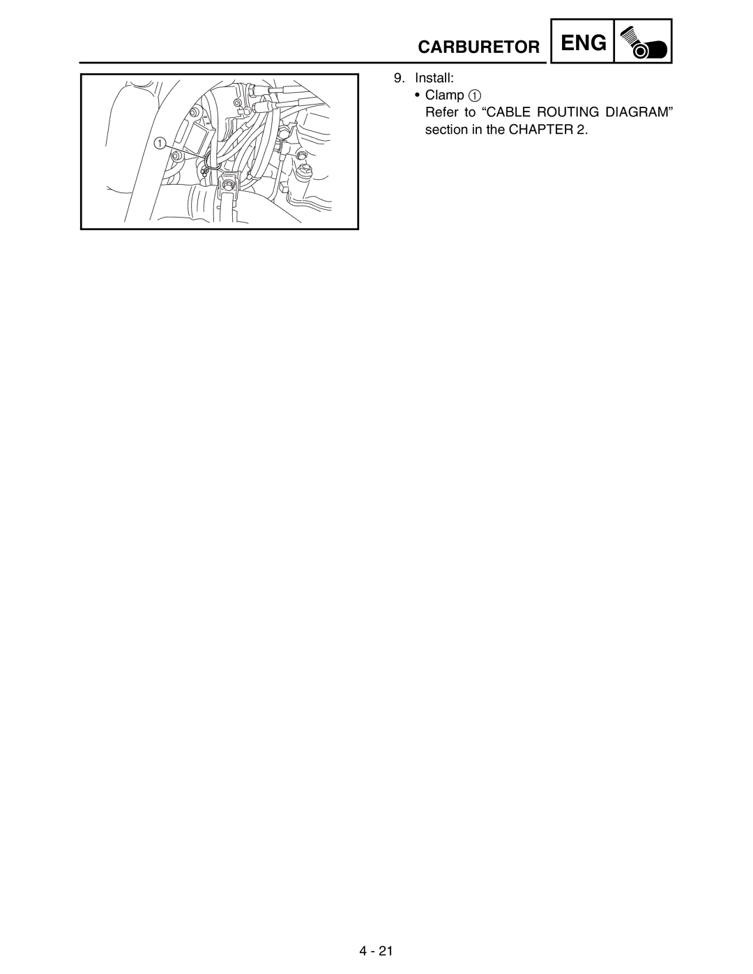 Yamaha WR250FM service manual Carburetor ENG 