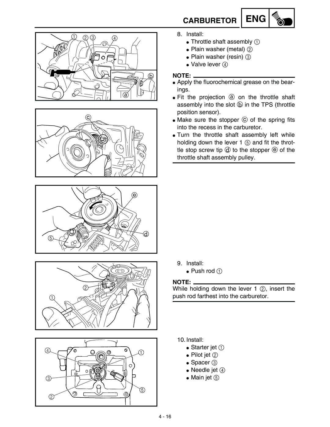 Yamaha WR45OFR service manual Eng 