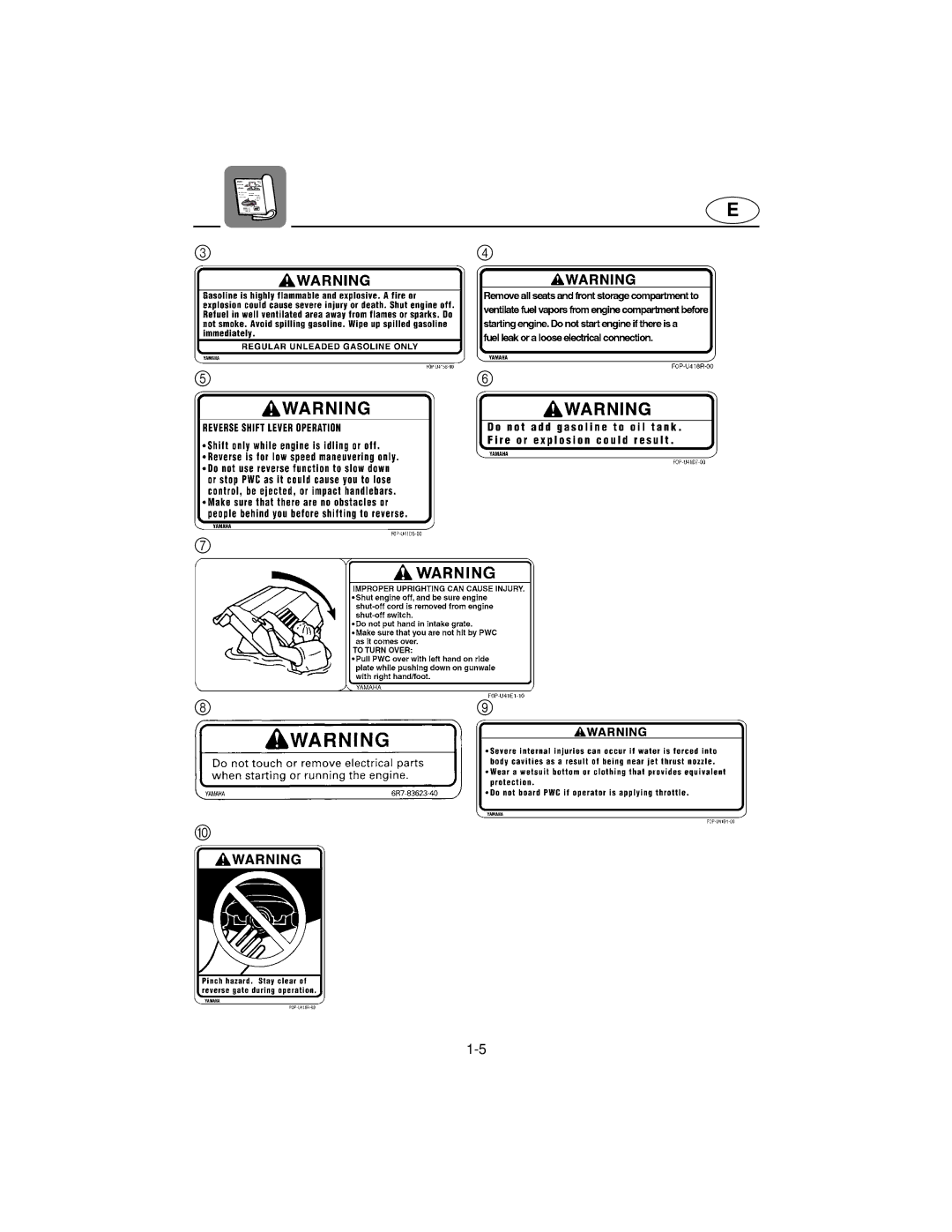 Yamaha XL800 manual 