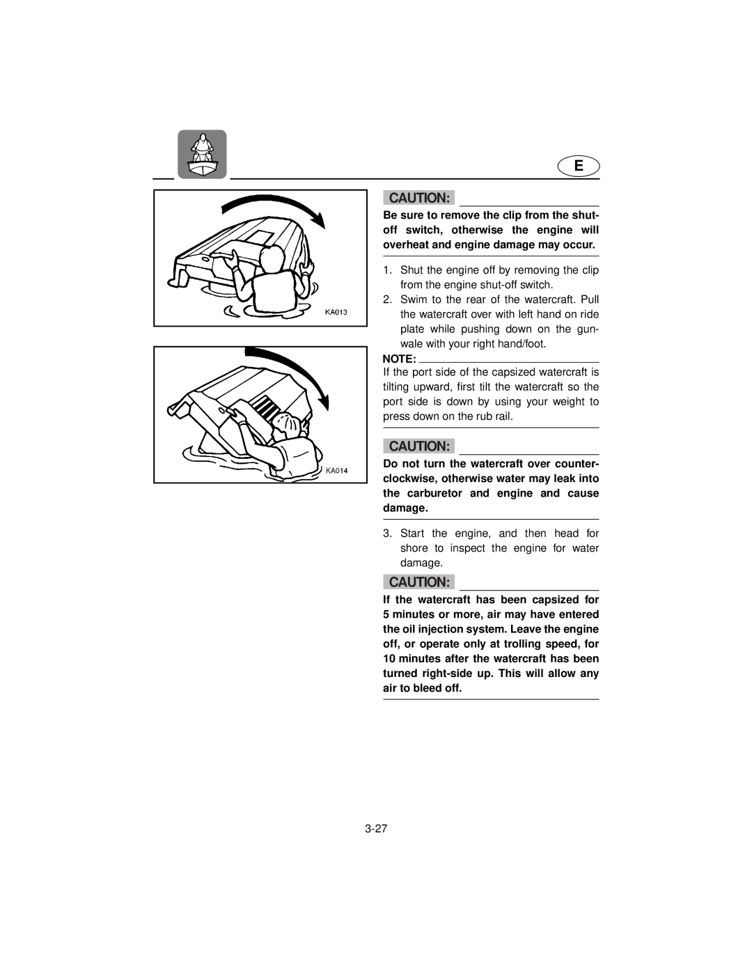 Yamaha XL800 manual 