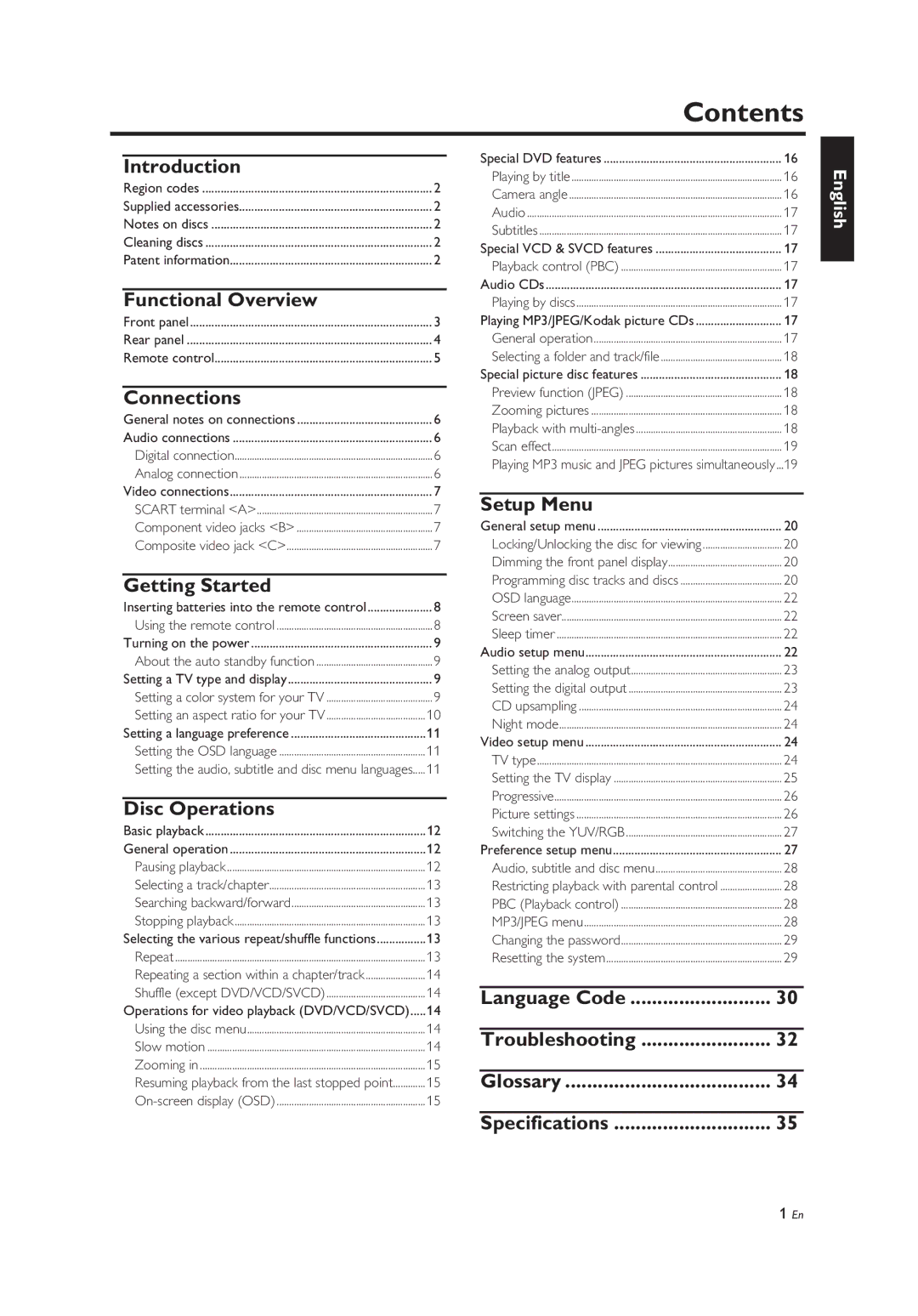 Yamaha DV-C6860, Yamaha DVD Changer owner manual Contents 