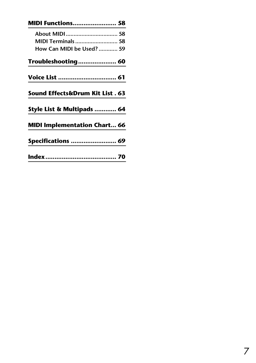 Yamaha EZ-20, Yamaha PortaTone owner manual Midi Functions, About Midi Midi Terminals 