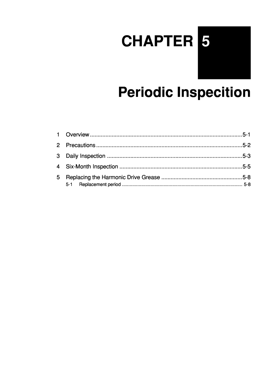 Yamaha YK120X, YK180X owner manual Periodic Inspecition, Chapter, Replacement period 