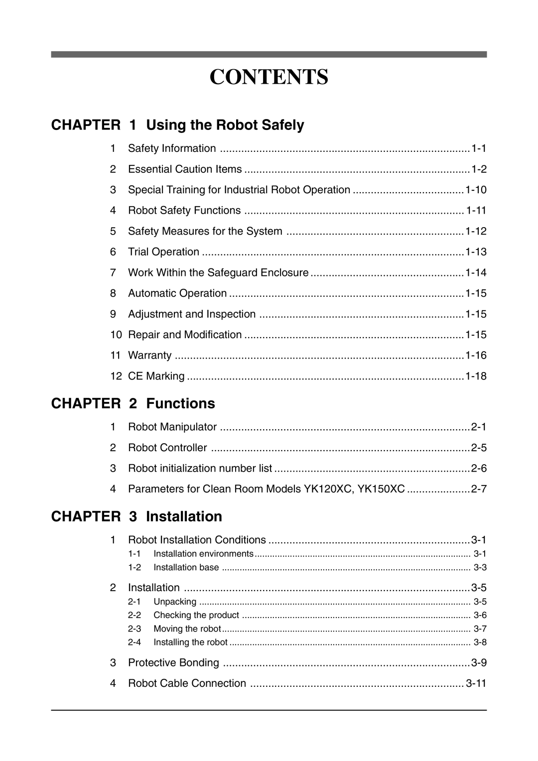 Yamaha YK120X, YK180X owner manual Contents 