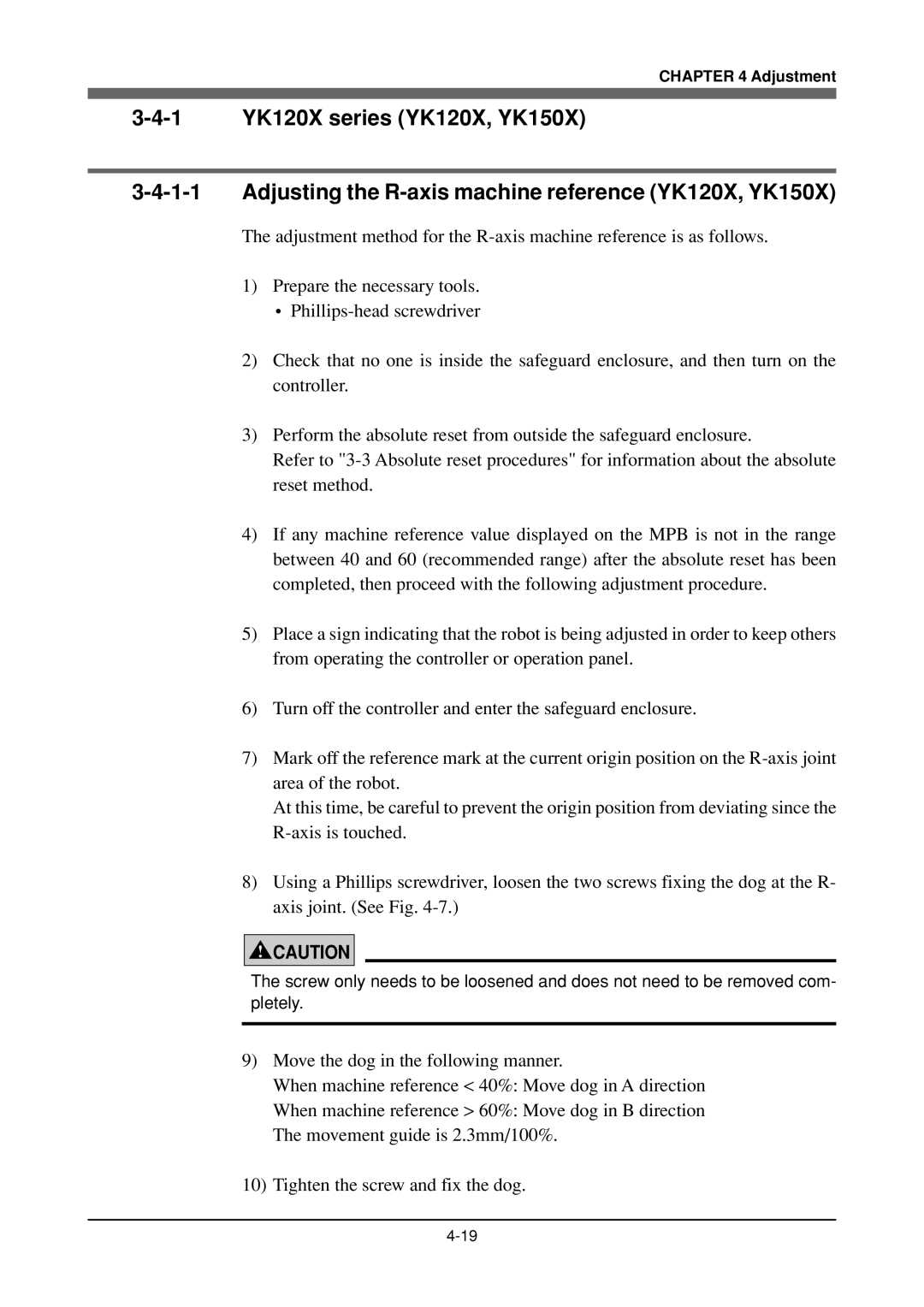 Yamaha YK120X, YK180X owner manual Adjustment 