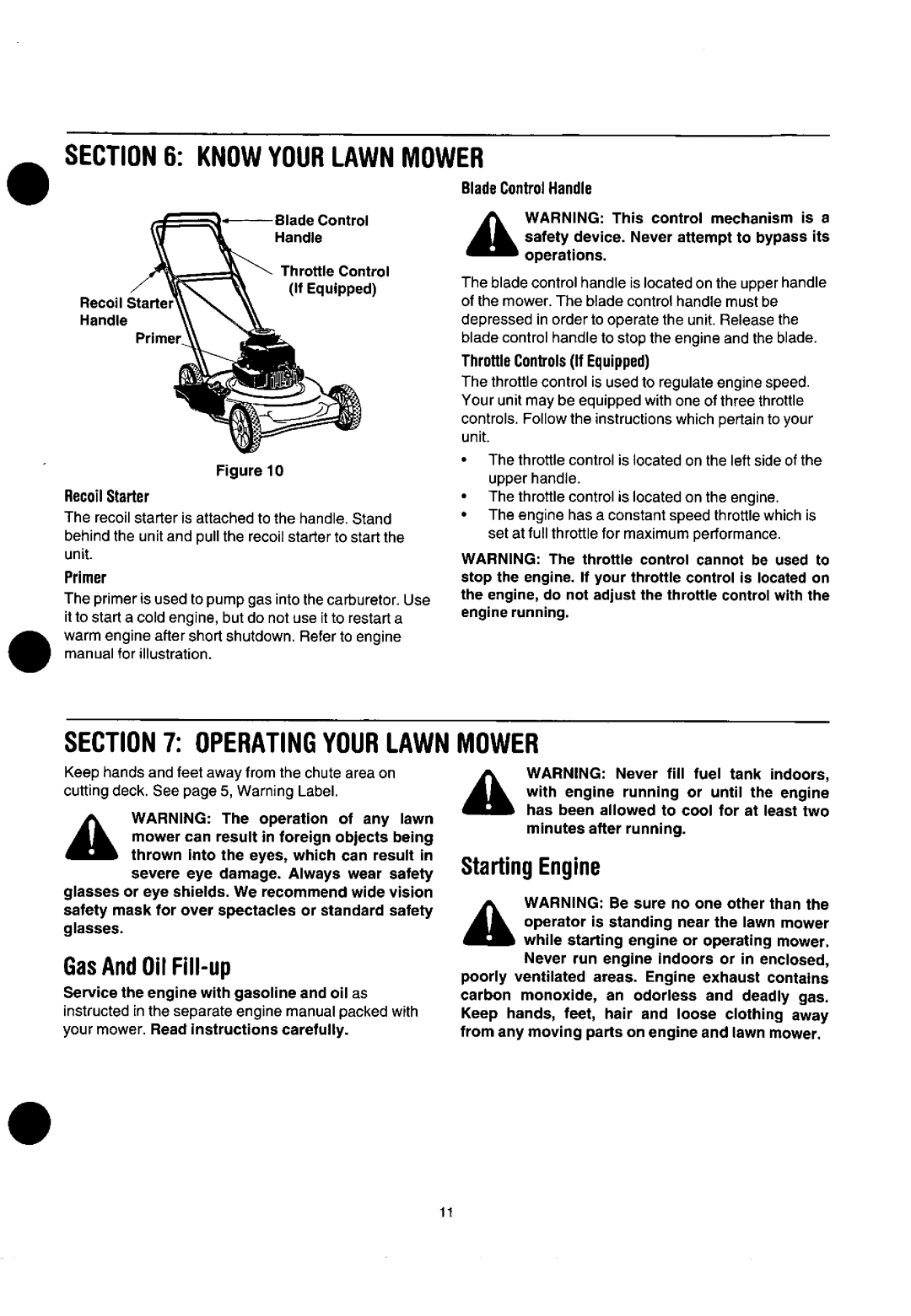 Yard Machines 060 Series manual 