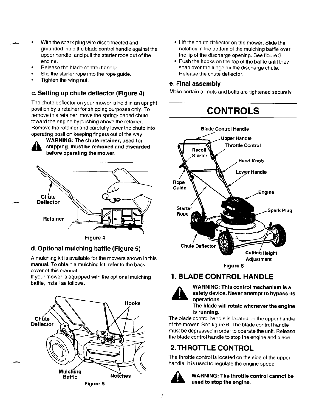 Yard Machines 080, 099 manual 