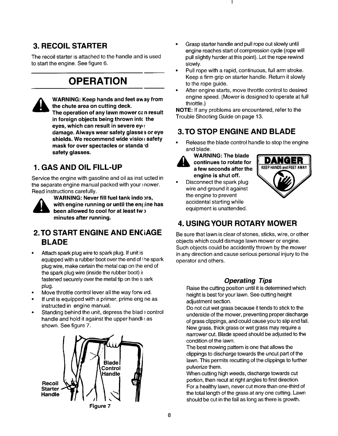 Yard Machines 099, 080 manual 