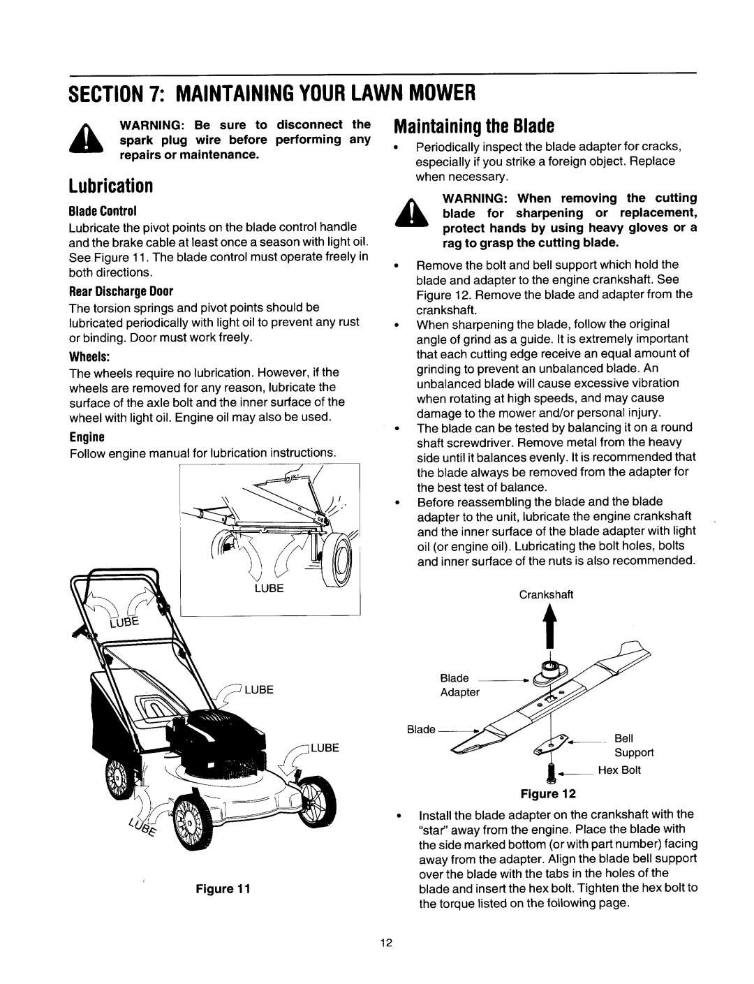 Yard Machines 11A-418 manual 