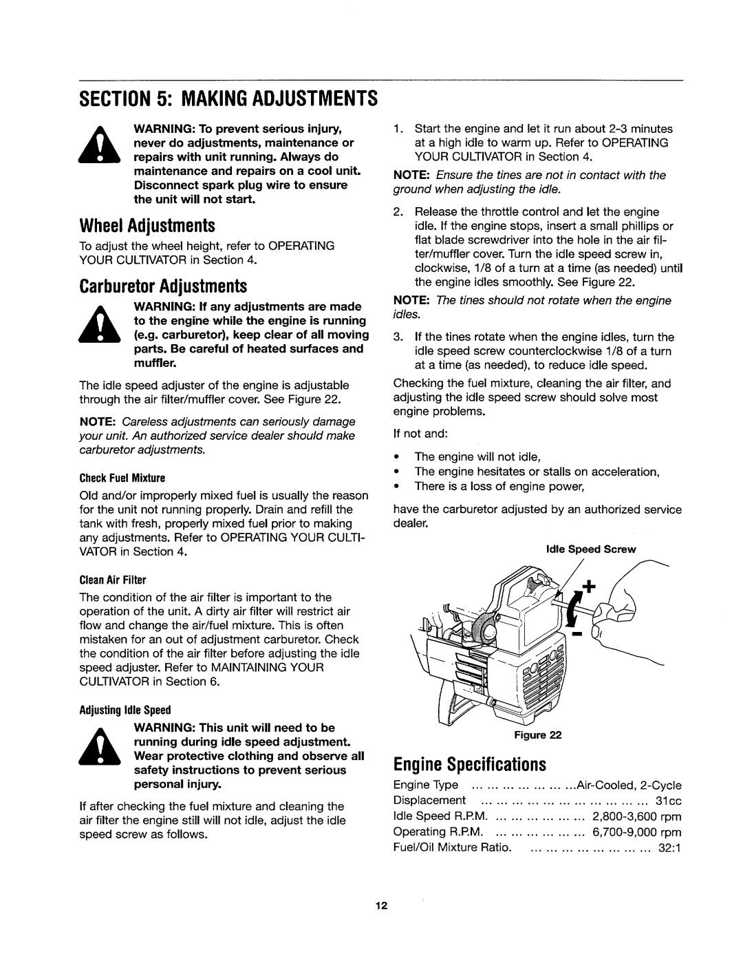 Yard Machines 120R000, 21A manual 