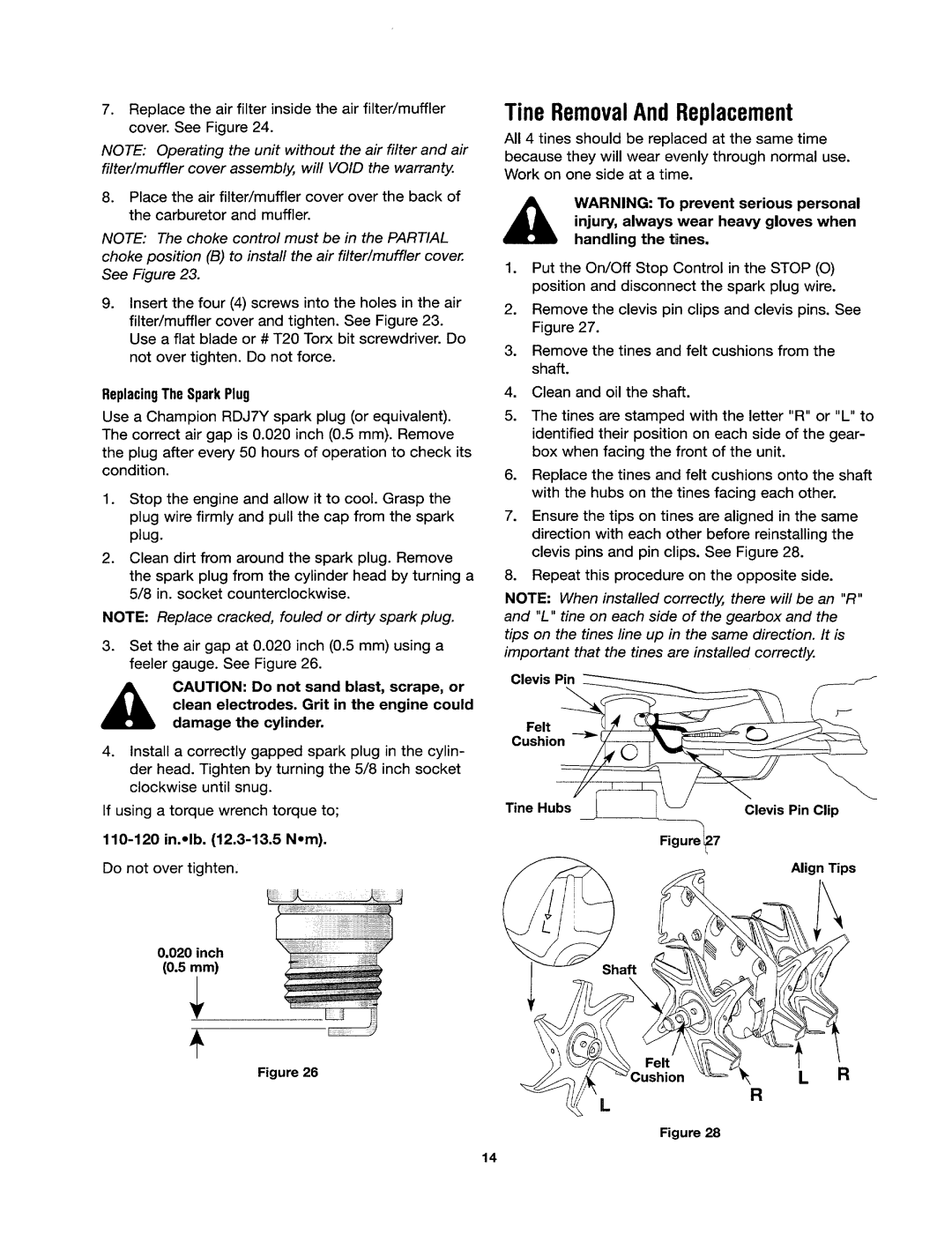 Yard Machines 120R000, 21A manual 