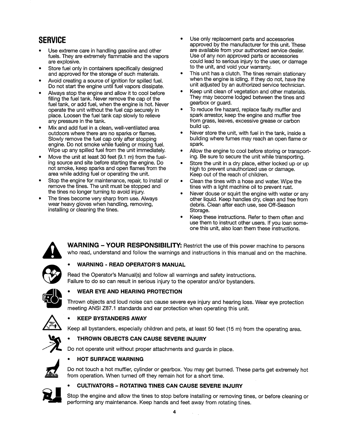 Yard Machines 120R000, 21A manual 