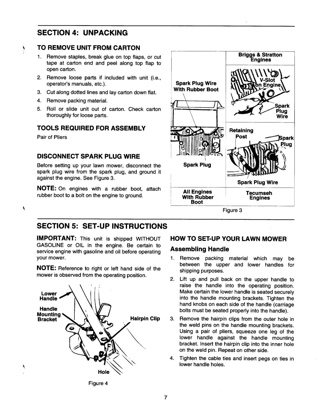 Yard Machines 260 manual 