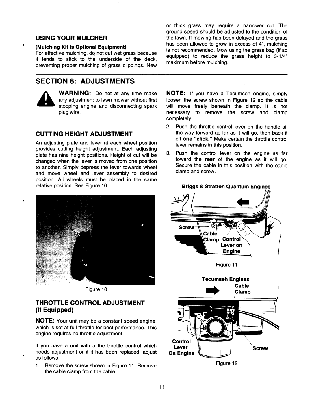 Yard Machines 260 manual 