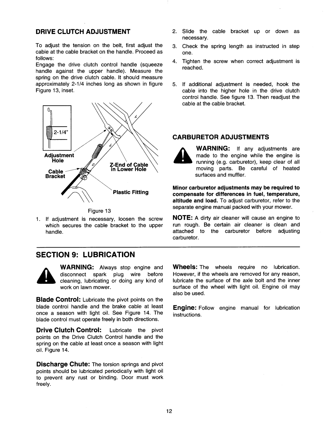 Yard Machines 260 manual 