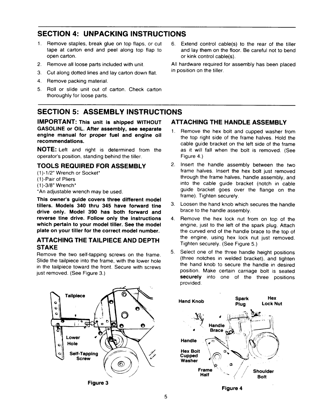 Yard Machines 340 manual 